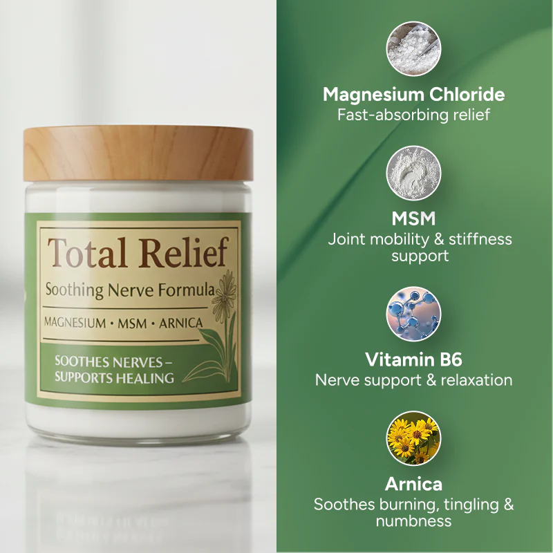 Total Relief Magnesium Cream: Neurologist Recommended